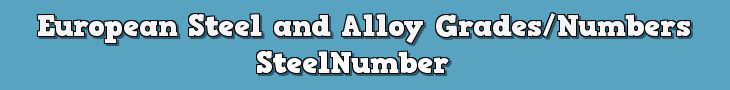 SteelNumber - Chemical composition, equivalen…